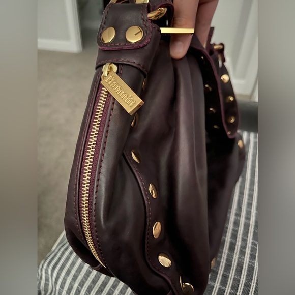 Hammitt Los Angeles Malbec Leather Avalon Hobo Crossbody Vintage - Picture 14 of 14
